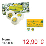 Idea Toscana Oliivisaippuat lahjarasiassa 3 x 100g